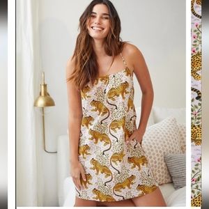PRINTFRESH > Bagheera Leopard Print Cami Nightgown Size Large